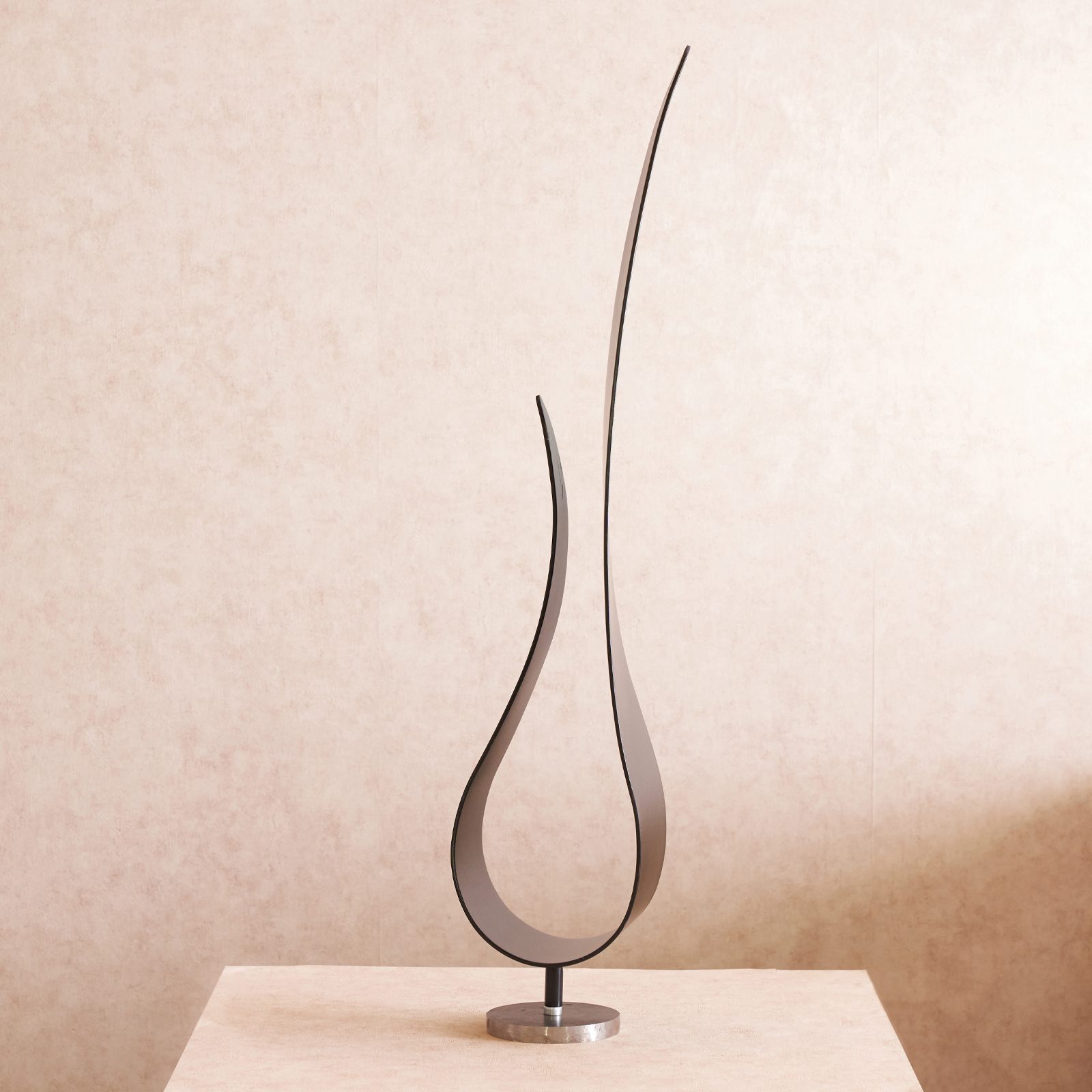 One IV Sculpture in black Stainless steel_Veronica Mar_1600 x 1600_2