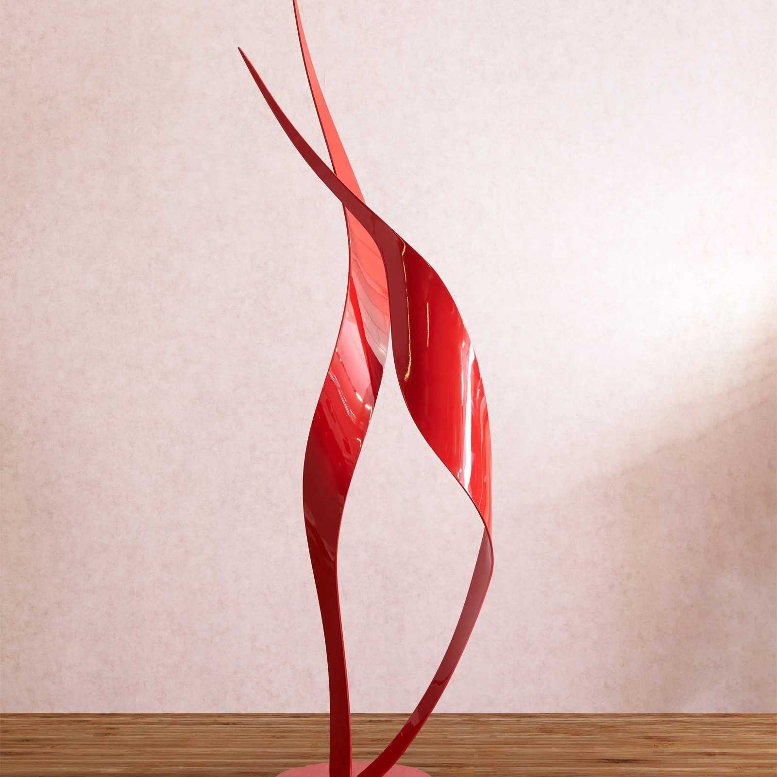 Unity Neeru sculpture in red stainless steel_Veronica Mar_1800 x 1600_2